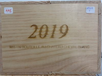 6 btlles Le Petit Cheval de Cheval Blanc, 2019.