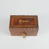 Coffret en bois de placage de style Napoléon III contenant 3… (photo 3)