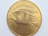 an image of a gold coin with a eagle on it