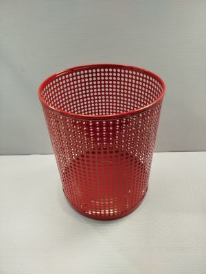 FORAY - Poubelle de bureau - Maille métallique rouge - Desig…