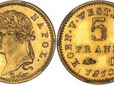 an image of a gold coin with a woman ' s head on it