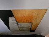 a picture of a painting on the wall of a room