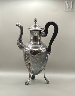 Cafetière en argent (950 millièmes) - Photo 1