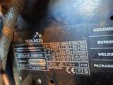 a close up view of a machine with a label on it