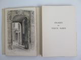an open book with a drawing of a doorway in the middle of it