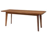 une image d'une table en bois sur fond blanc