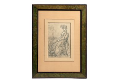 Constantin GUYS (1802-1892) Femme au café