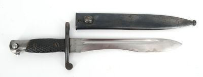 two knives that are laying side by side on a white surface