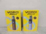 deux boîtes de Vaporos posées sur une surface blanche avec un fond jaune