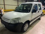 a white van that is parked in a garage