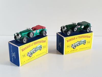 LESNEY Models of Yesteryear, 2 modèles Bentley Le Mans réf Y…