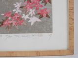 a picture of a picture of pink flowers in a frame