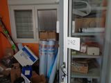 a glass door with a sign on it that says 240