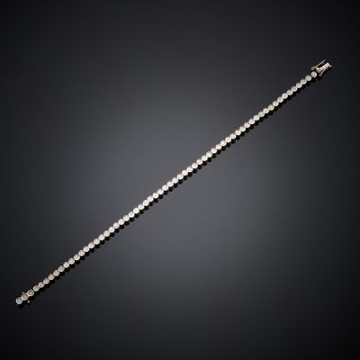 a diamond - set bracelet, by van cleef