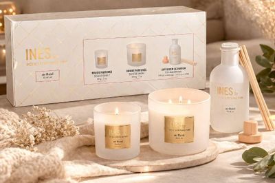 1 coffret complet, Inès de la Fressange composé de une bougi…