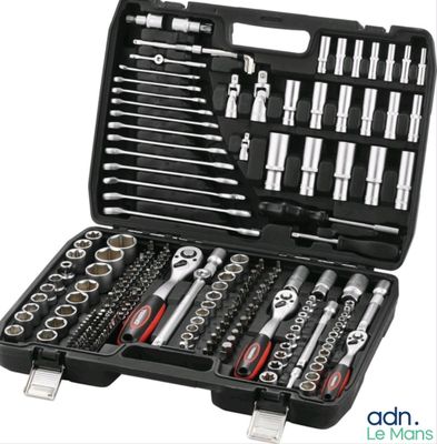 an image of a tool kit with many different tools in it
