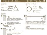 instructions to make a door handle for a french door
