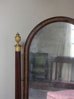 PSYCHEE en acajou et placage d'acajou, le miroir cintré supp… (photo 2)