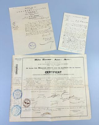 three documents from the u s air force are on a blue surface