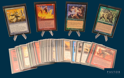 a lot of cards that are on the table