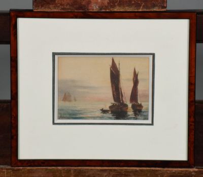 J.LAURAS (XXème siècle) Barquaes à voiles