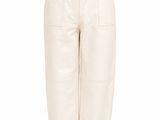 a white pants with a belt and a belt on a mannequin mannequin mannequin mann