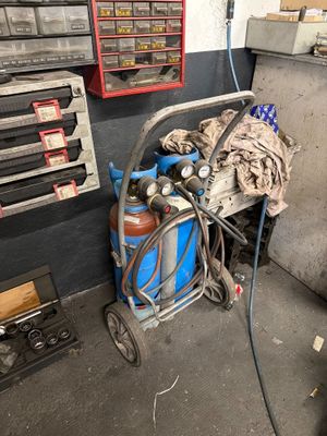 an image of a garage with a lot of tools