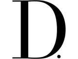 a black and white image of the letter d