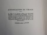 a close up of a book with a picture on it