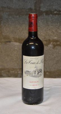 12 btl LA TOUR DE BY 2015 Medoc rouge