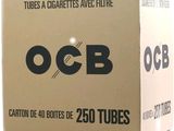 a box of cigarettes with the words ocb on it