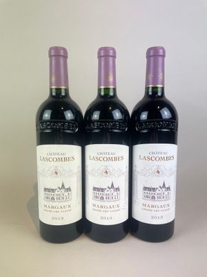 3 btls Château Lascombes 2013 - Margaux (TVA récupérable)