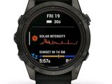 garmin gps watch with heart rate monitor displayed on screen