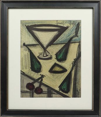 Bernard BUFFET (1928-1999) Nature morte aux fruits Lithograp…