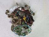 a pile of assorted items on a white surface