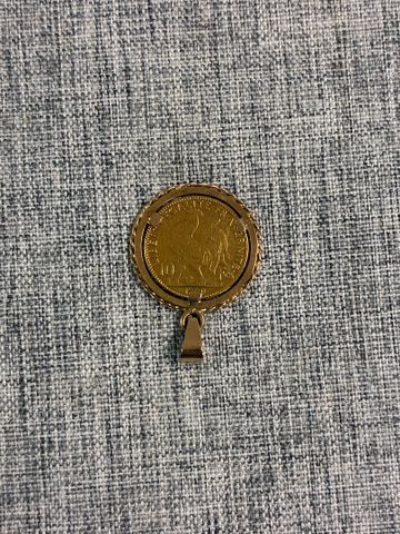 Pièce de monnaie en or à valeur faciale de 20 francs 1900 monté e