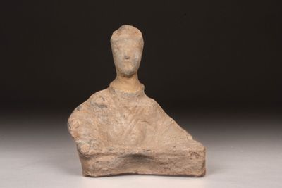 Dynastie HAN (206 av. JC - 220 après JC). Buste de d…