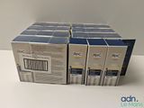 four boxes of roc cream sitting on top of a white table