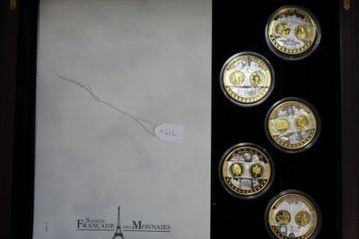5 Pièces "Premières frappes en hommage à l'Euro" Argent et O…