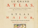 an old book with the title atlas major and the title atlas major