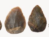 four different types of arrowheads are shown on a white background