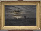 une image représentant un tableau où l'on voit un homme sur un bateau en pleine mer