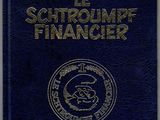 a blue book with gold lettering on the cover of it