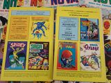 many comics on the covers of this book