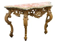 Grande console « Roma », style Louis XV, milieu du XVIIIe si… (photo 3)