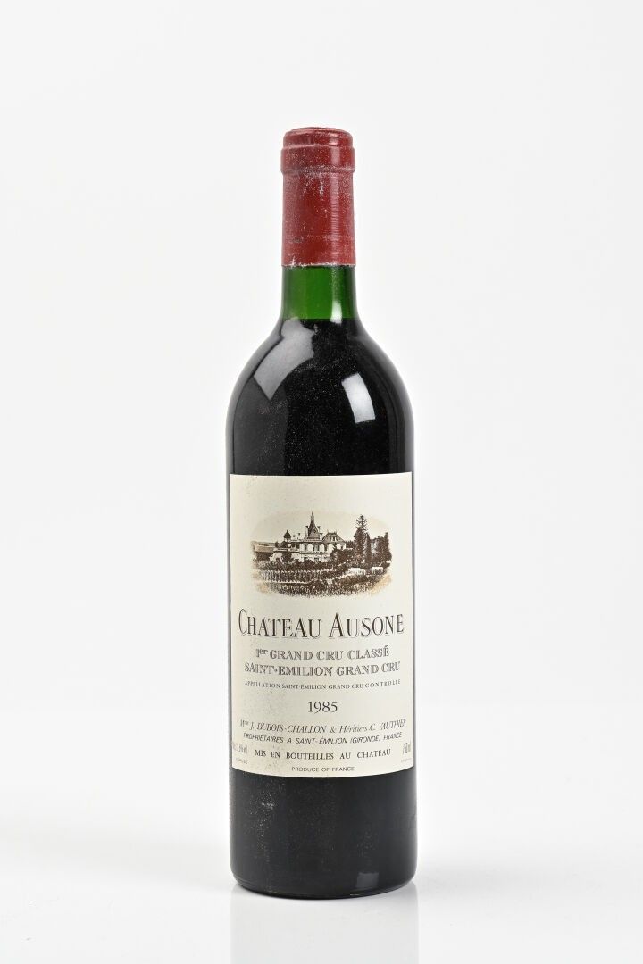 1B CHÂTEAU AUSONE (Caisse Bois individuelle) (B.G; c.c. légères) GCC1A Saint-Emilion 1985