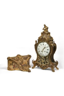 IMPORTANT CARTEL D’APPLIQUE ET SON CUL DE LAMPE - Photo 1