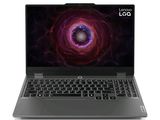 lenovo laa laptop with a black background and a purple spiral design on the screen