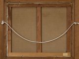 a picture of a picture of a window with a rope on it
