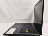 an open laptop computer sitting on top of a white table